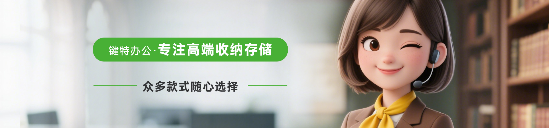 键特办公家具banner
