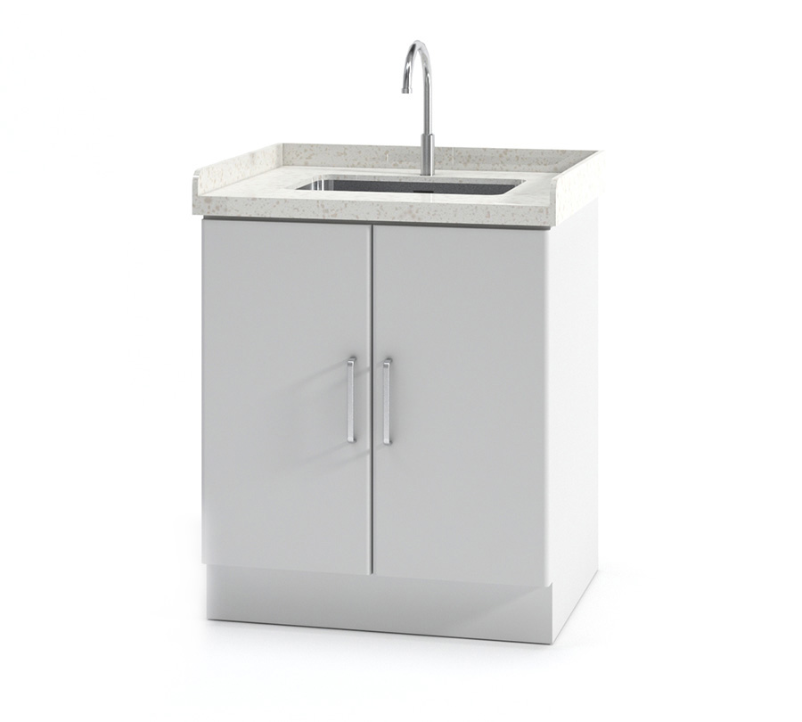 Medical hand washing cabinet