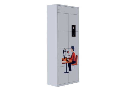 Face recognition smart  storage cabinet